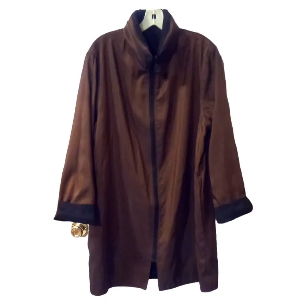 Mycra Pac Now bronze/black reversible raincoat M/L